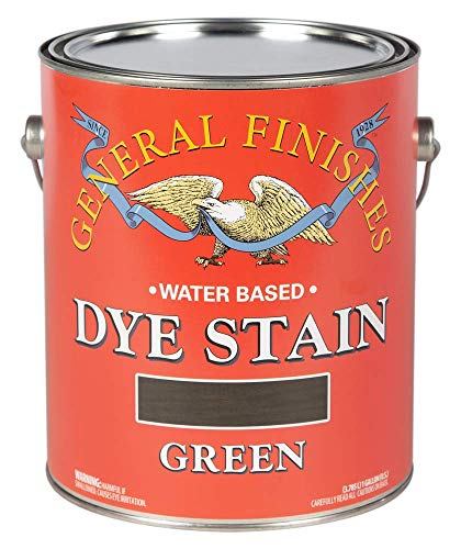 General Finishes Water Based Dye, 1 Gallon, Green