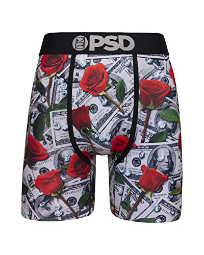 PSD Men's Cash & Roses Boxer Briefs, Multi, XL2