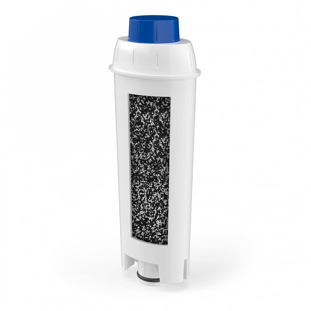 AquaFloow Juego de Mantenimiento para Máquinas de Café: 6 Filtros de Agua, Descalcificador de Líquidos, Tabletas de Limpieza Compatible con DeLonghi DLS C002, SER3017, 5513292811, 8004399327252