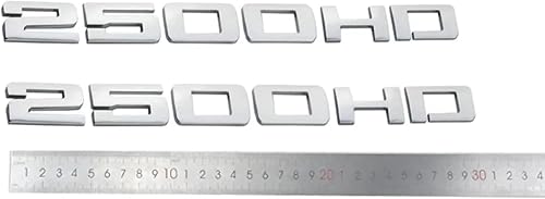 Miniatura 3 de 2 calcomanías de emblema de 2500 HD modificadas para el capó del automóvil, puerta lateral, guardabarros, maletero, autoadhesivo, placa de