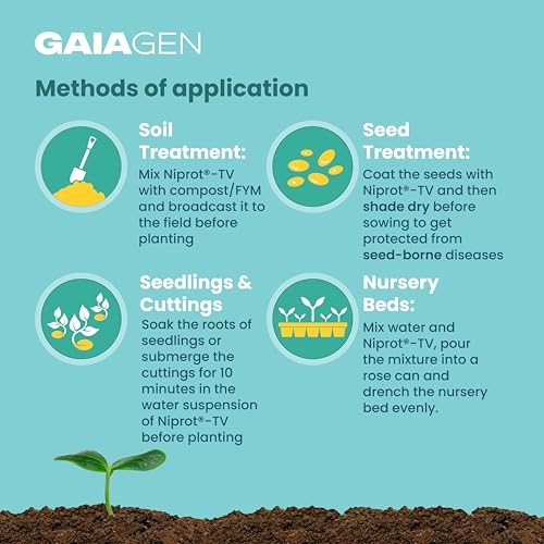 Image of Niprot TV | Trichoderma Viride | Improves Root Growth & Plant Health | Develops Resistance To Diseases & Pests | Controls Fungal and Bacterial Diseases | Trichoderma for Farms & Gardens-1kg