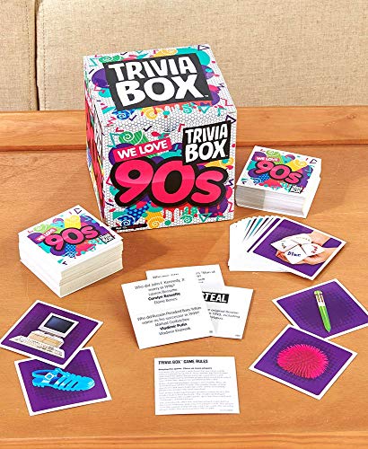 The Lakeside Collection We Love 90's Trivia Box, Card Game