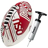 Franklin Sports Ohio State Foam Football - Youth Mini Football for Kids - 8.5' Junior Soft Foam Ball - SPACELACE Easy Grip Cover - Perfect Toy for Kids