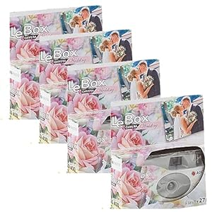 4X AgfaPhoto LeBox Wedding Einwegkamera