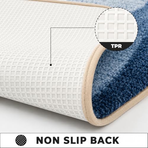 Image of Roseate Sands Super Soft Anti Skid (40x60 cm) Super Absorbent Mats Microfibre 2000 GSM Mat for Bathroom /Bedroom /Kitchen /Door Mat /Floor Mat (Pack of 1)