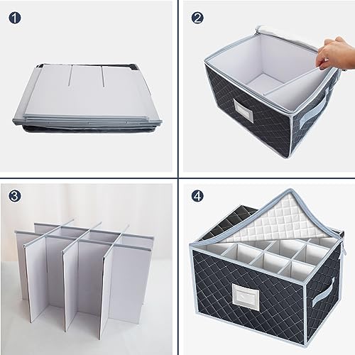 VERONLY Wine Glass Storage Set