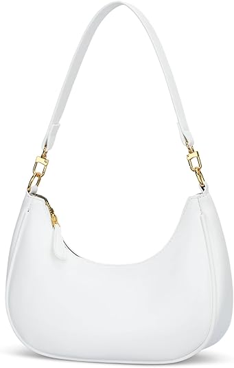 KKXIU Shoulder Bag for Women Small Purse Cute Clutch Hobo Handbag Trendy Crescent Bag