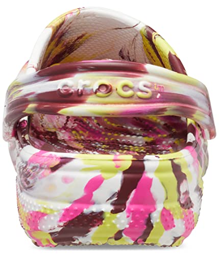 Image of Crocs Unisex Adult Classic Marbled Clog EP /MLTI Pink (206867-6RW)