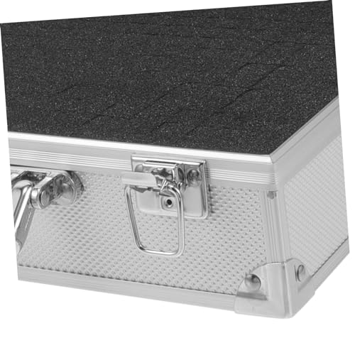 Portable Aluminum Toolbox with Handle Shockproof Storage Case for Tools and Documents Metal Briefcase Organizer for Home Office and Travel4