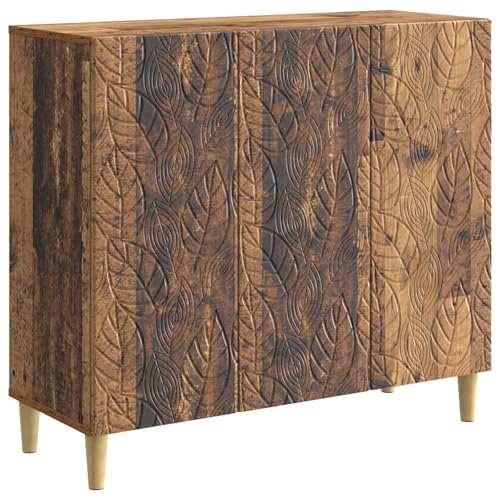 vidaXL Aparador Madera Envejecida 89 x 34,5 x 80 cm