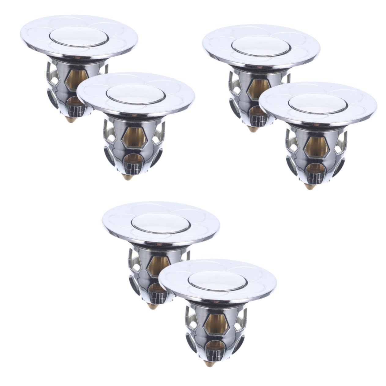 DOITOOL 3 Set Di Tappi Per Lavandino Da Vasca Pratici E Facili Da Pulire Universali Per Il Lavandino Del Bagno 2 Pezzi * 3