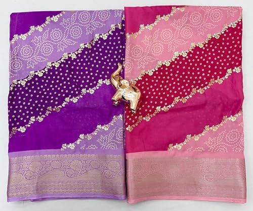 Image of Kalamkari Floral Prints Dola Silk Saree With Rich Zari Border Designer Pallu Attach Blouse Piece