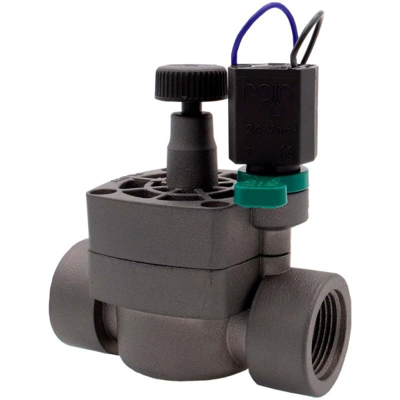 RIEGOPRO Électrovanne RAIN RN 154 1" 9V DC. Disponible 1" filetage femelle. Fonctionnement avec programmateurs à piles de 9 V DC