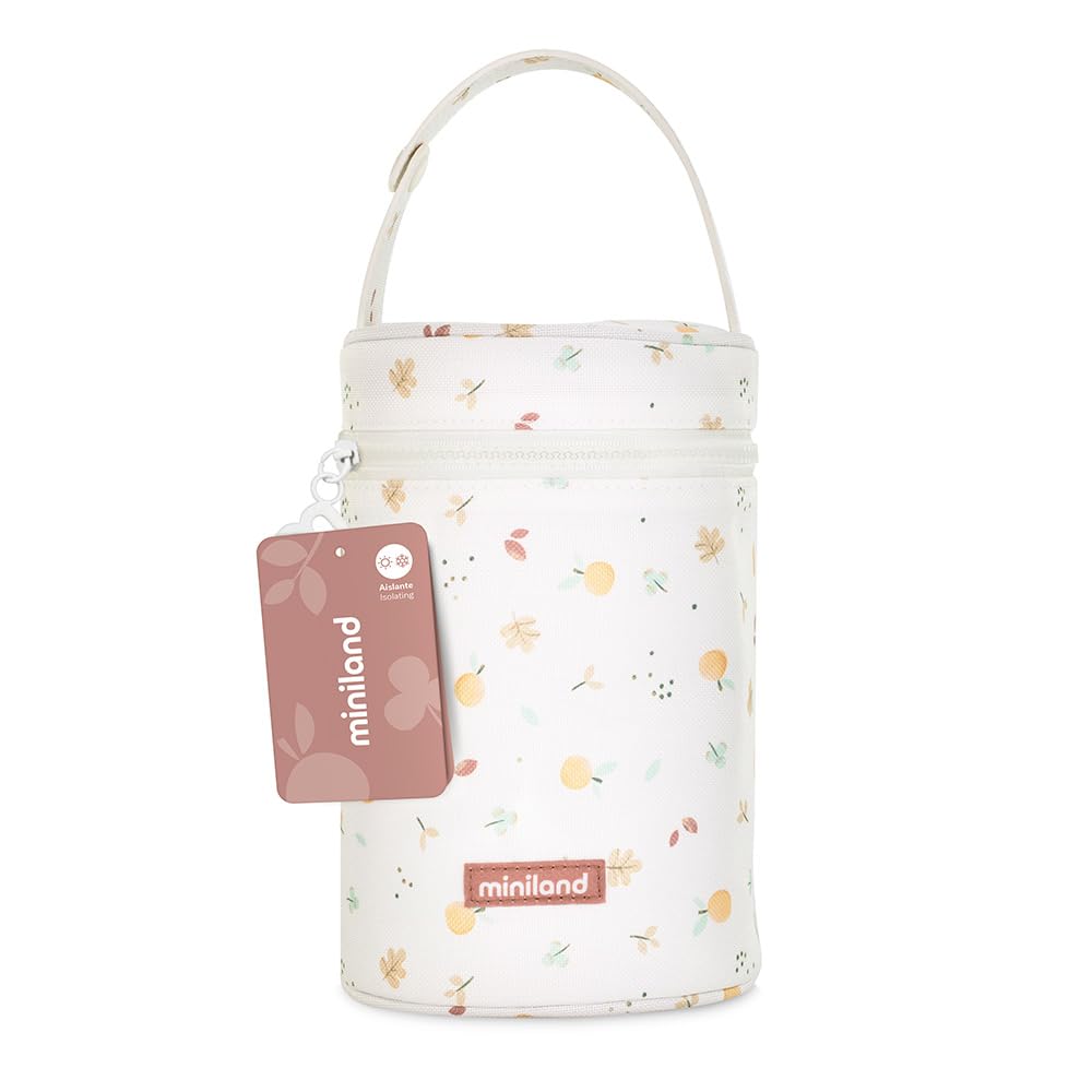 Miniland - Borsa Isotermica per Termos e Biberon da 700 ml per Bambini, Borsa da Trasporto con Manico, Ideale per Termos di Alimenti Solidi (Valencia)