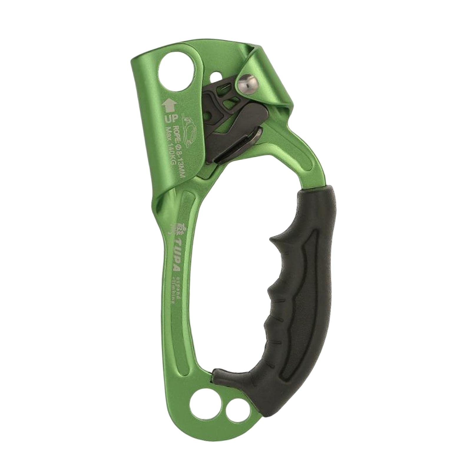 Climbing Rope Ascender Tool for 8mm-12mm Rope Rappelling Rock Climbing Green Right Hand Outdoor Sports | Climbing & Caving | Carabiners & Hardware