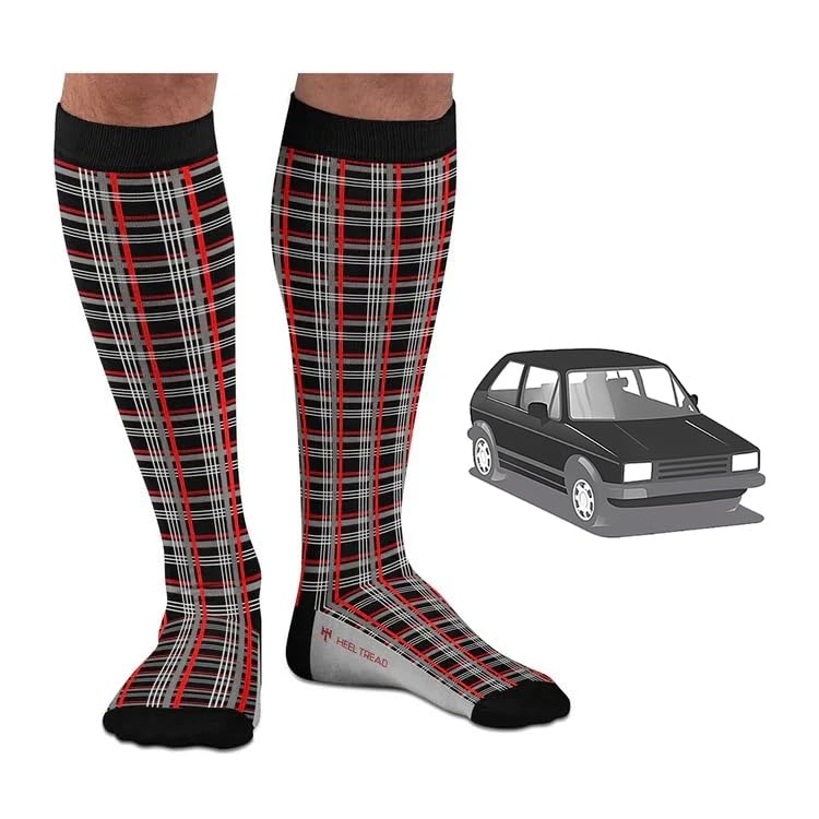 Car-Inspired Calf High Socks – Sport Turbo Hatch Hatchback GT German Style