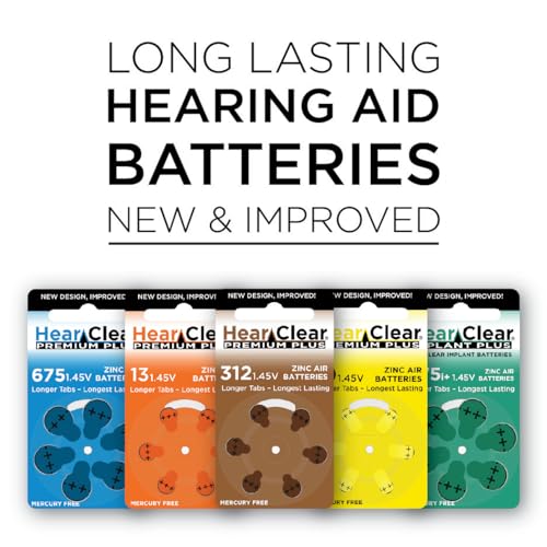 Hear Clear 43222-6192 Size 312 Pr41 1.45V Zinc Air Hearing Aid Batteries Brown Tab thumb #4