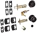 Weslock 02109--I2SL2D Lexington/Oval Interior Entry Handle, Black