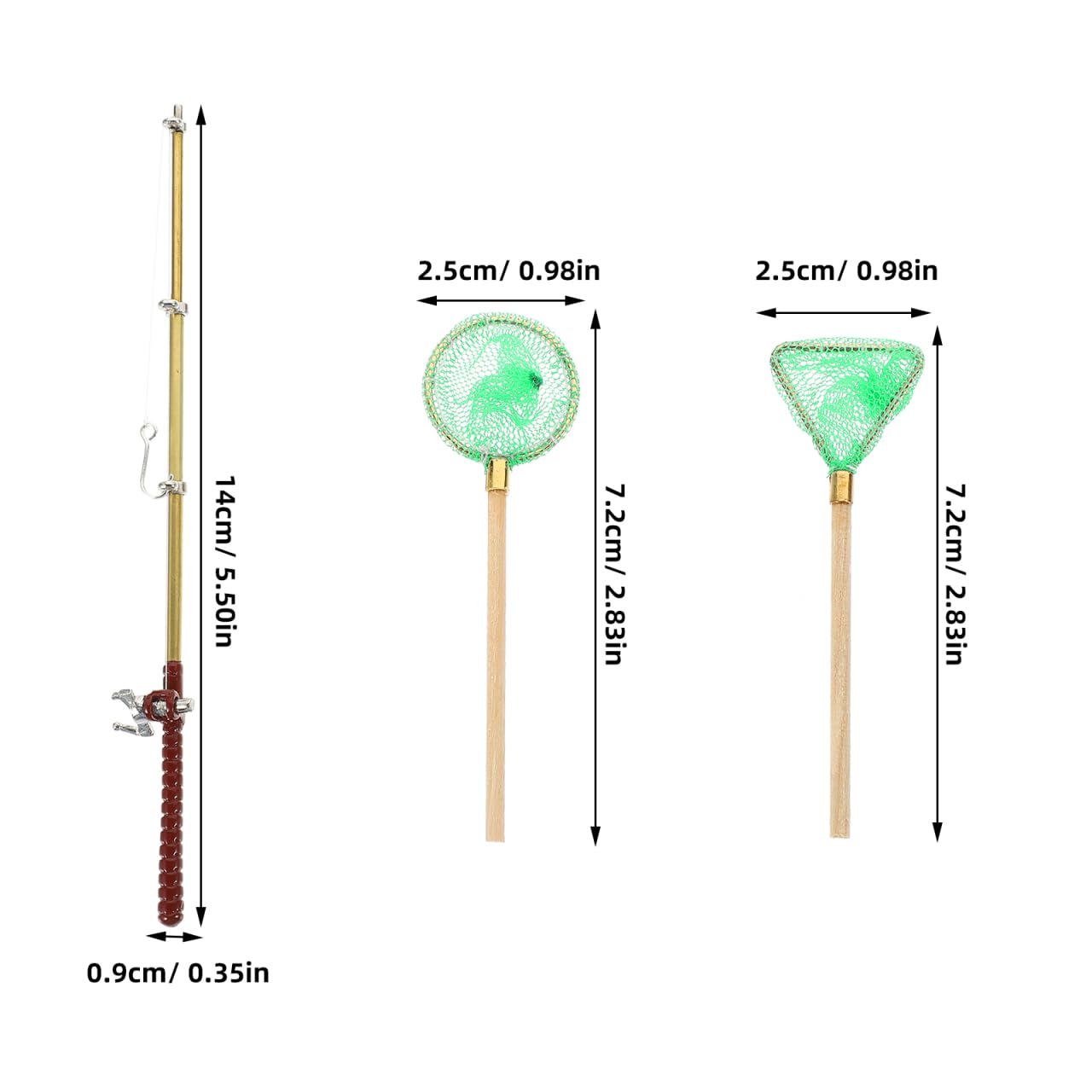 12 inch fishing pole for doll Amazon.com: Toddmomy 1 Set Miniature Fishing Rod and Net, 1:12 Scale  Dollhouse Accessories, Realistic Mini Fishing Pole Model for Fairy Garden  Micro Landscape Beach Pond Decor : Toys & Games