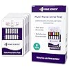 Prime Screen [Paquete de 5] Kit de prueba de drogas en orina de 6 paneles (THC-marihuana, BZO-Benzos, MET-Meth, OPI, AMP, COC), WDOA-264