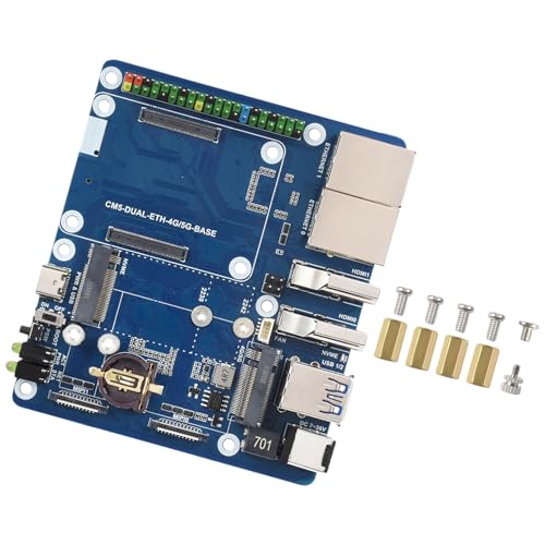 Carte d'extension réseau rapide NVMe double Ethernet RJ45 Gigabit pour module CM5 4K