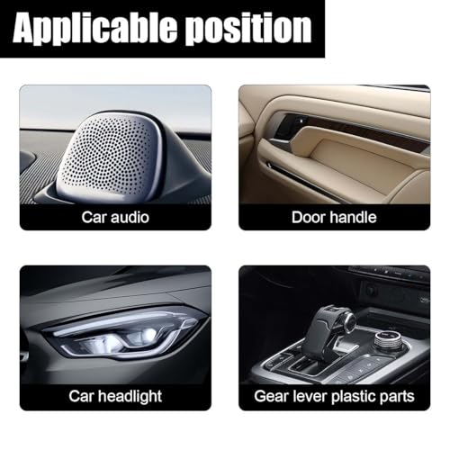 Image of Non-Marring Grip Plastic Chisel Scraper - 11 inch Plastic Razor Scraper Car Wheel Weight Remover Tool, Chemical Resistant Scraper Tool for Removing Decal, Emblem, Debris, Adhesives, Film, Paint (2PCS)