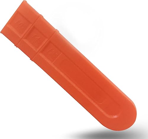 Miniatura 1 de GIEHOUGRIO Cubierta de cadena de motosierra roja, cubierta de vaina de barra de sierra de motosierra de 18 pulgadas para cubierta protectora de