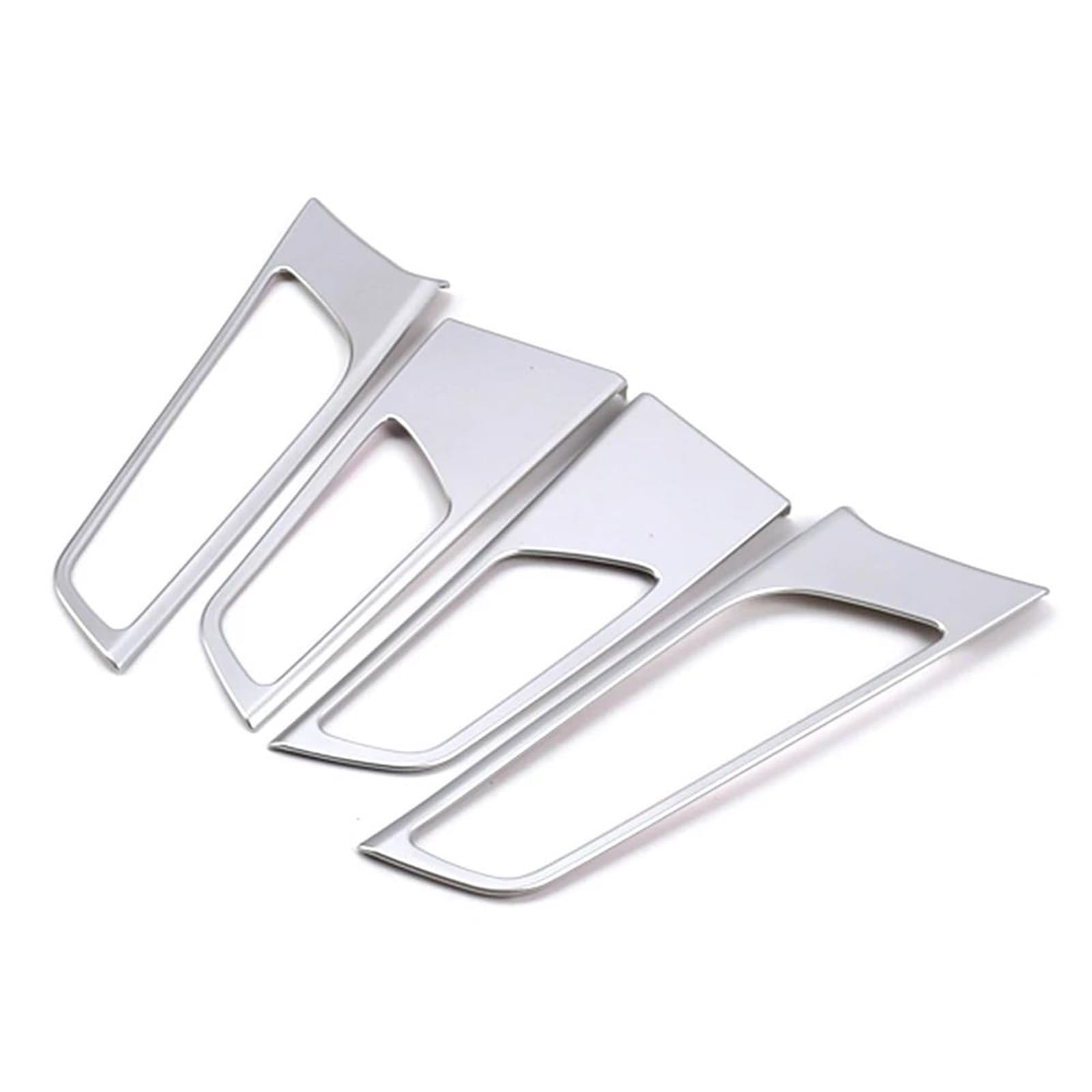 WEFOLEN Car Inner Door Handle Frame Trim Interior Decoration Trim for Hyundai for Tucson 2015-2020 LHD Gear Shift Cover Sticker Trim(Matte Silver)