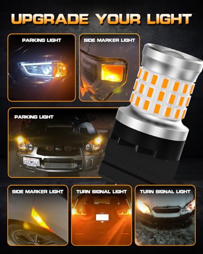 Bombilla LED 3157 Ámbar para Ford F150 F250 F350 1999-2014 miniatura 7