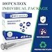 27G 1 Inch 100 Pack Luer Lock Disposable with Cap for Lab Supplies, Industrial Accessories 25mm