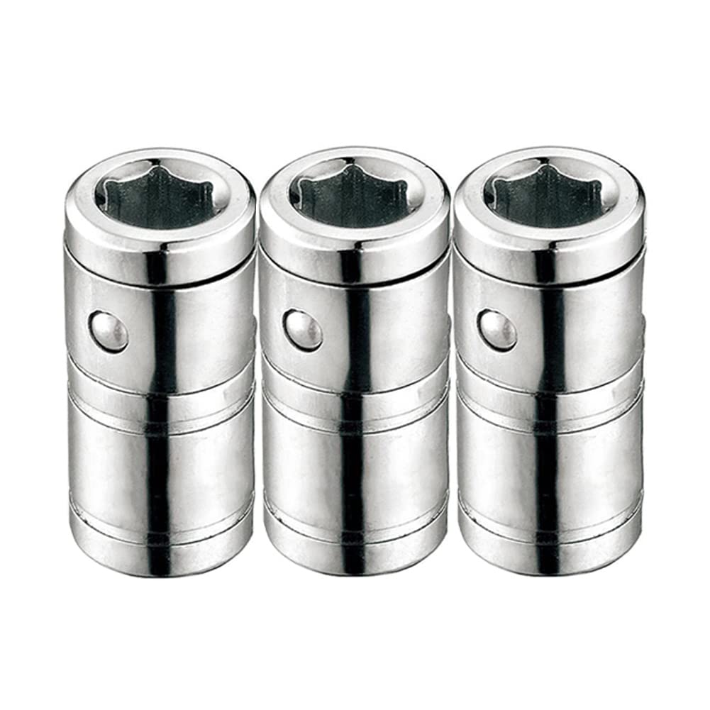 FACULX Adattatore Per Bit, 1/4 Con Attacco Quadrato A 1/4 Con Codolo Esagonale, Convertitore Per Cacciavite - Foto 3