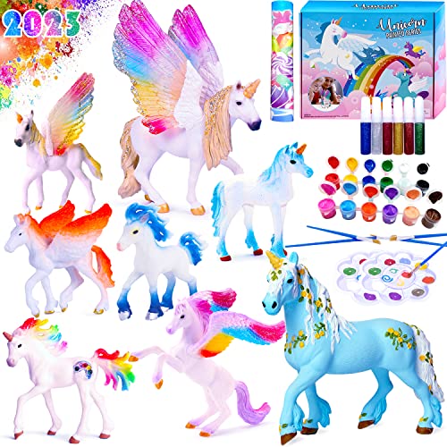 MOISO Paint Your Own Unicorn Painting Kit, Unicorns Paint Craft for Girls Arts and Crafts [...]