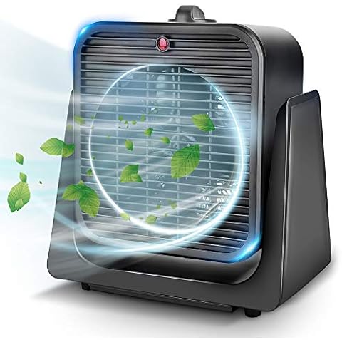 Portable Air Circulator Fan for Office - Personal Compact Quiet Table Desktop Heater Fan Combo w/Circulating & Heating Modes 45° Adjustable Angles, for Small Home Bedroom Indoor use Cover