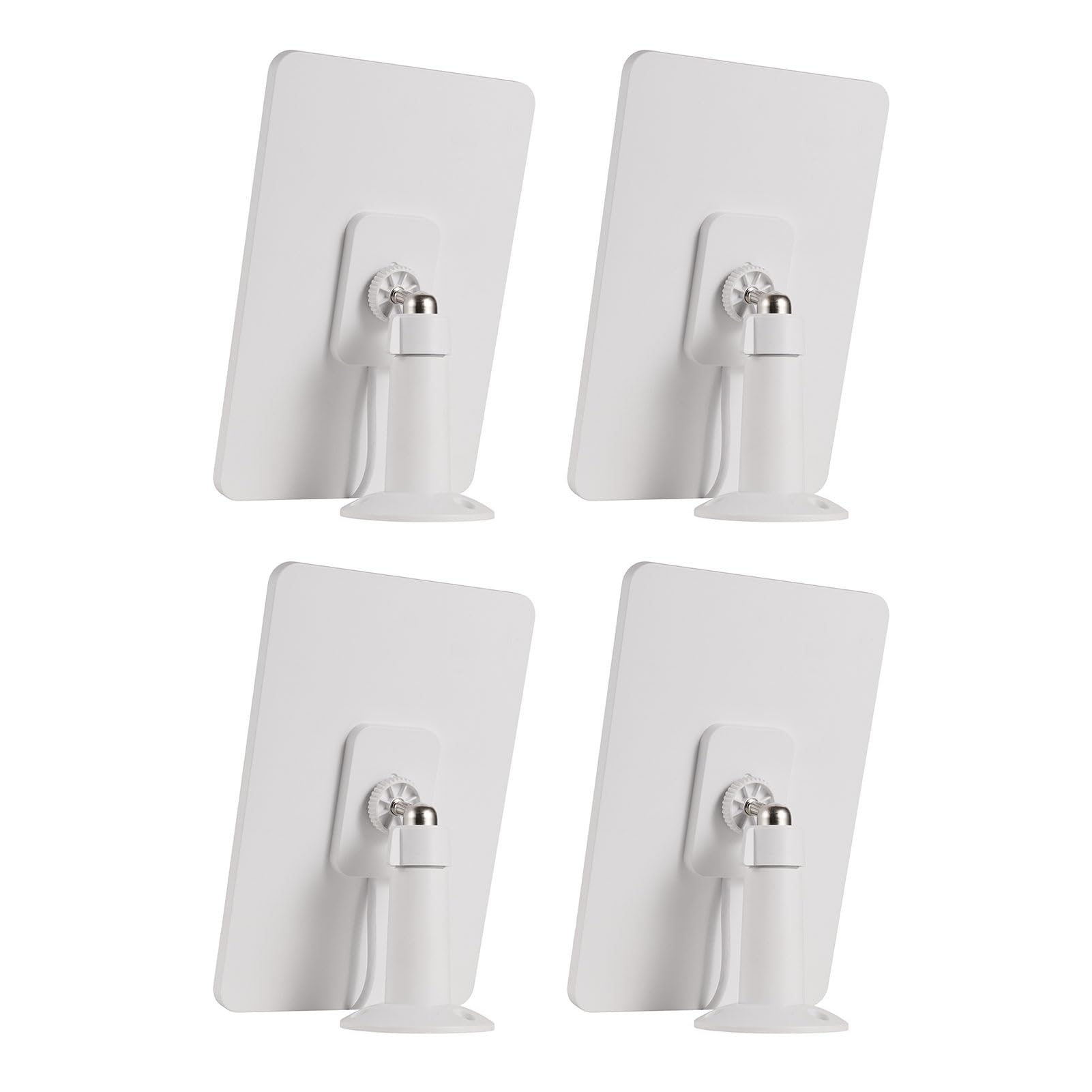 AMONIDA Lot de 4 Chargeurs de Panneau Solaire Haute efficacité 5 W pour Caméra de sécurité Arlo Pro 6 XL, Panneau D'alimentation Extérieur Résistant aux Intempéries IP65, adapté pour la Surveillance à