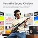 LiberLive C1 Stringless Smart Guitar, Foldable Travel Backing Guitarra, Chord Generator, App Interactive Chord Sheets, Built-in Drum Machine & Bassline for One-Man Band, For Adults & Teens (White)
