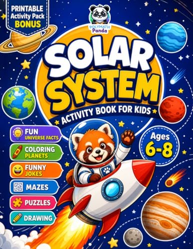 Solar System Activity Book for Kids Ages 6-8: Learn Fun Universe Facts with Coloring Planets and Astronaut | Enjoy Reading Funny Jokes | Outer Space ... Young Explorers in the Classroom & Homeschool image 2