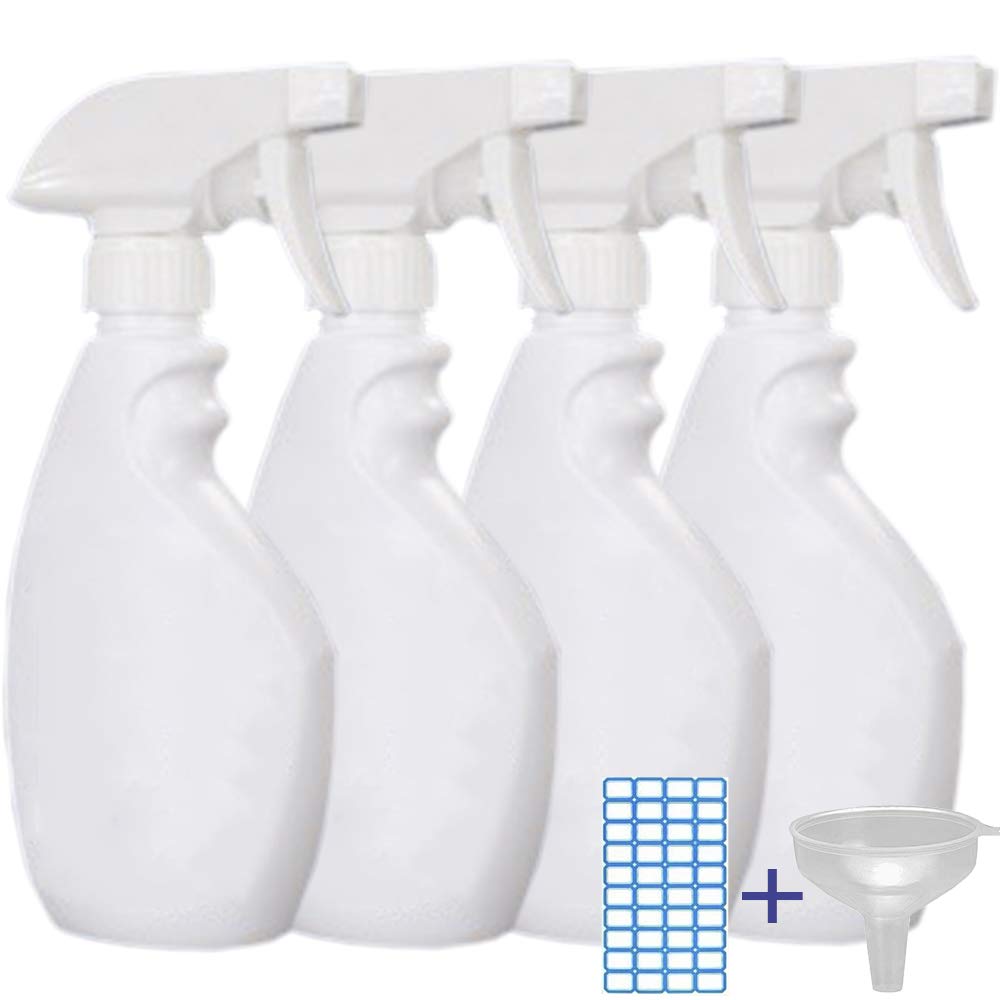 Spray Bottles for Cleaning Solutions, Adjustable Spray Head, Empty Spray Bottles, Mist Spray Bottle, Multipurpose (7oz (200ml), 4)