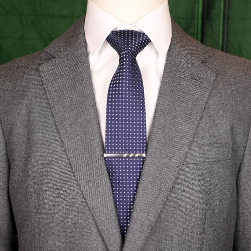 Classic Silver And Gold Bi-tone Plating Tie Clips With Gift Box Men Fashion Tie bar3