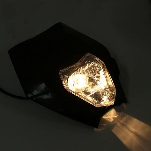 Miniatura 4 de Faros delanteros para motocicletas, lámpara de motocross compatible con faros delanteros KTM Motocross, montaje de luz modificada, 35 W, 12 V faros