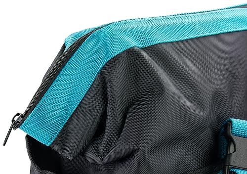 Makita E-02428 Transporttasche, mit Trageschlaufen und Schultergurt, Weite Öffnung, großes Innenfach, viele Außenfächer, 500 x 270 x 340 mm (LxBxH)