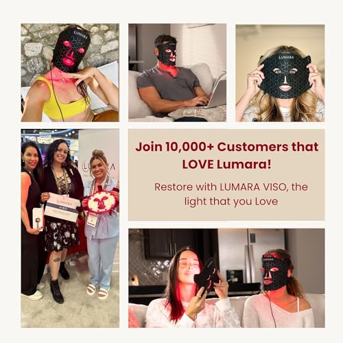 LUMARA VISO Red Light Therapy for Face - 470 LEDs with Uniform Coverage - Facial Skin Care Device for Skin Rejuvenation - Image 5