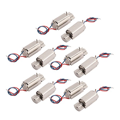 Aexit 10Pcs DC3V 3800RPM Square Mobile Phone 6mmx12mm Vibrating Vibration Motor w Clip (2fbc8bc955c406fe554a63a24f2594a9)