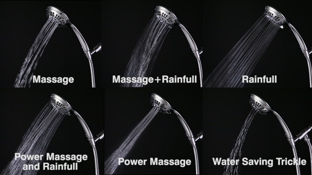Ducha de mano G-Promise con 6 sprays y manguera flexible miniatura 7
