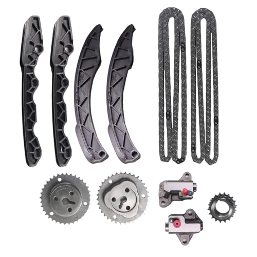 Image of AUCERAMIC Engine Timing Chain Kit W /Sprocket & Tensioner Fit for Subaru