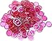MR CHIPS Magnetic Bingo Chips - Metal Edge - 100pcs - 3/4" - Available in 7 Colors in A Reusable Bag