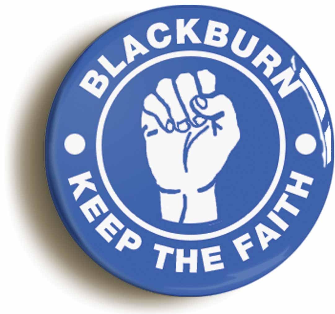 Blackburn Keep The Faith Northern Soul Fridge Magnet (Circular 2inch / 50mm Diameter)