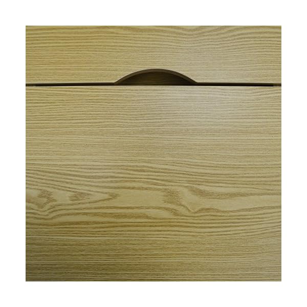 WATSONS TECH - Modern Retro Hideaway Office Desk/Computer Workstation - Oak/White - Image 3