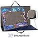 Lavievert 1000 Piece Jigsaw Puzzle Board with Padded Cover, Portable Case with 4 Sorting Trays & Detachable Board, Puzzle Caddy Storage Saver with Non-Slip Surface for Adults and Kids