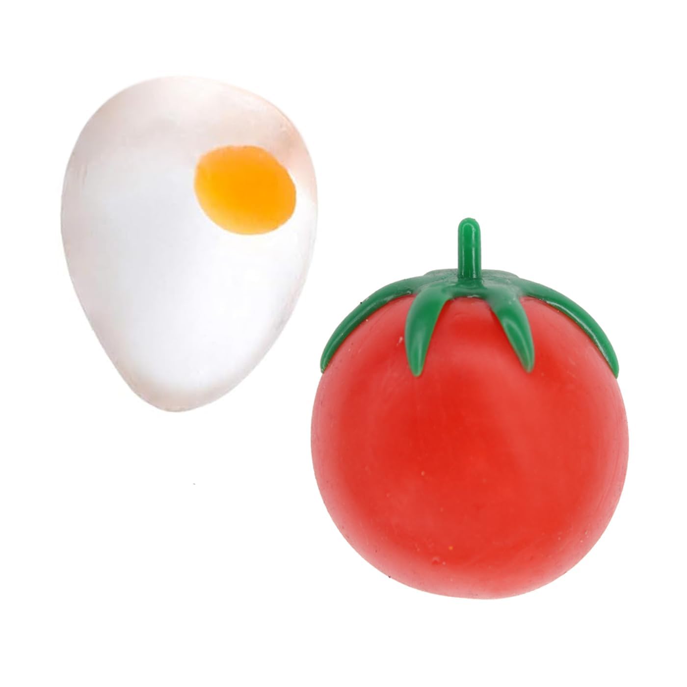 TD CREATIONS Set of 2 Stress Relief Squishy Balls | Soft Egg-Shaped & Tomato Stress Balls | Hand Exercise & Anxiety Relief Toys for Kids & Adults (B0DD9HJPGD) Amazon Price History, Amazon Price Tracker