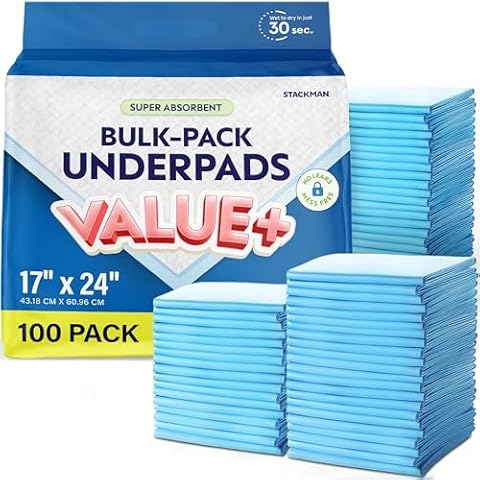 Stack Man 100-Pack Toddler Mattress Pads Cover